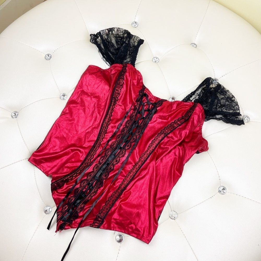 Red corset size large - Picture 2 of 9